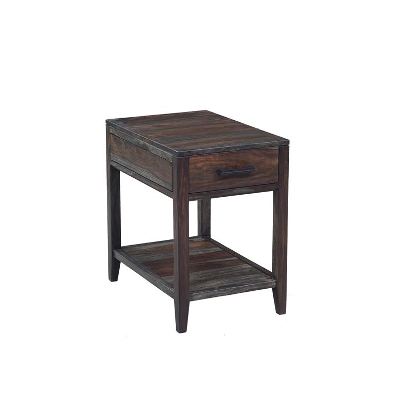 Porter Designs Fall River Solid Sheesham Wood End Table - Natural
