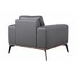 Porter Designs Pietro Top Grain Leather Chair - Gray