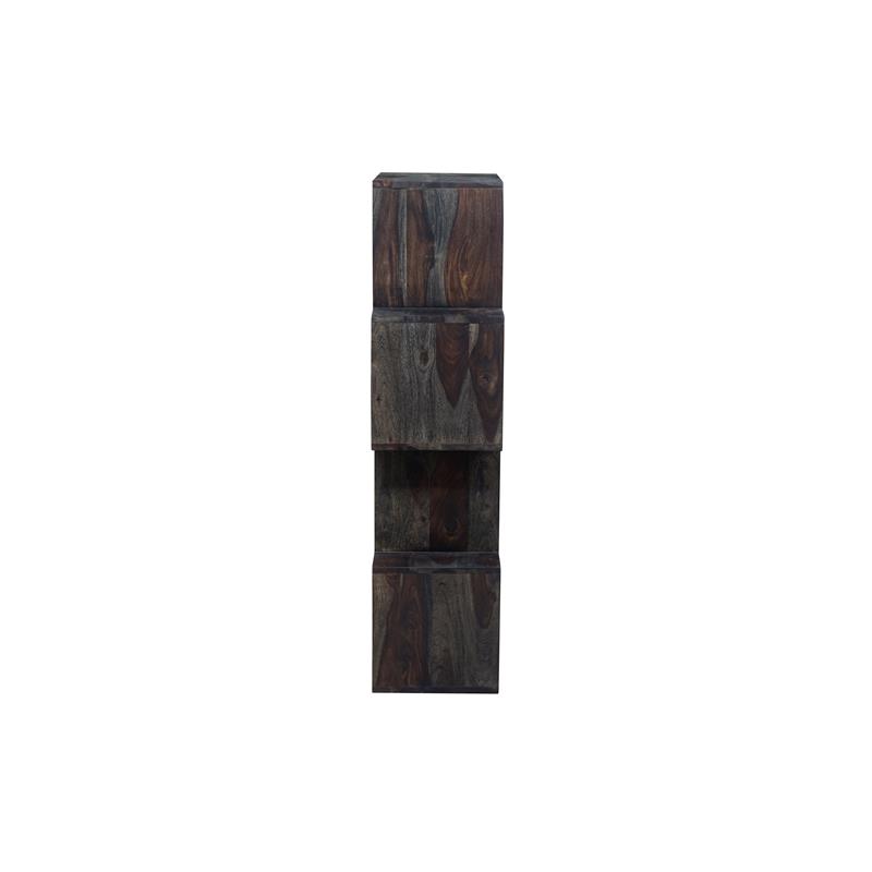 Porter Designs Fall River Solid Sheesham Wood Bookcase - Walnut