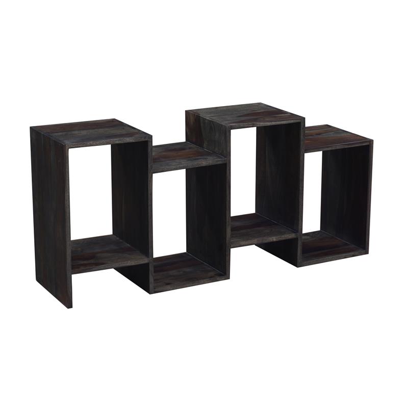Porter Designs Fall River Solid Sheesham Wood Bookcase - Walnut