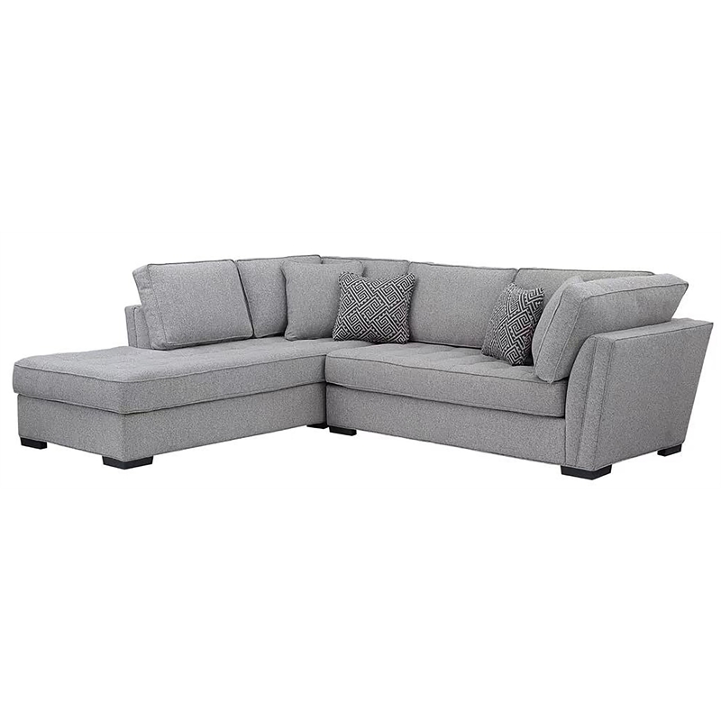 Porter Designs Arcadia Tufted Sectional - Gray | Cymax Business