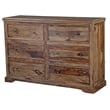 Porter Designs Taos Solid Sheesham Wood Dresser - Brown