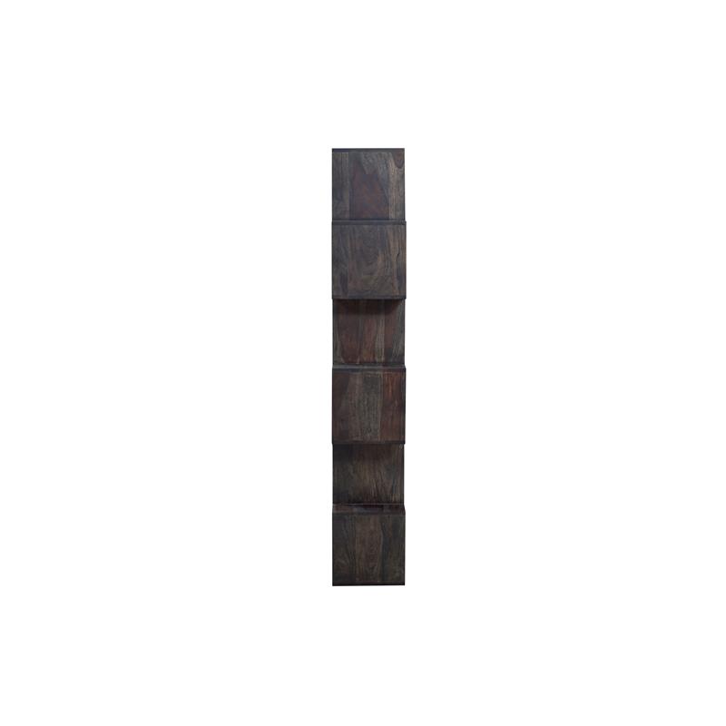 Porter Designs Fall River Solid Sheesham Wood Bookcase - Gray