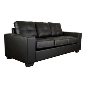 sitswell henley tufted sofa - black