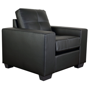 sitswell henley tufted chair - black
