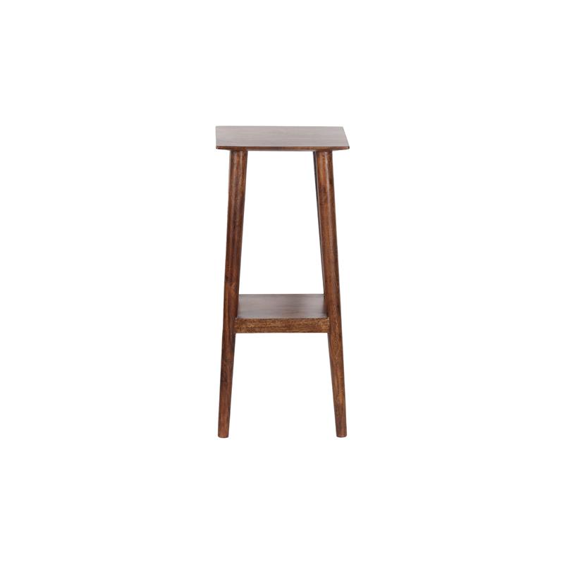 Porter Designs Portola Solid Acacia Wood End Table - Brown