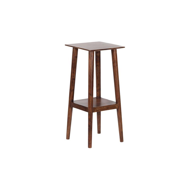 Porter Designs Portola Solid Acacia Wood End Table - Brown