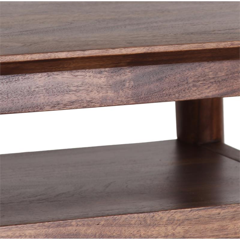 Porter Designs Portola Solid Acacia Wood Console Table - Brown