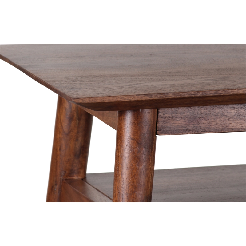 Porter Designs Portola Solid Acacia Wood Console Table - Brown