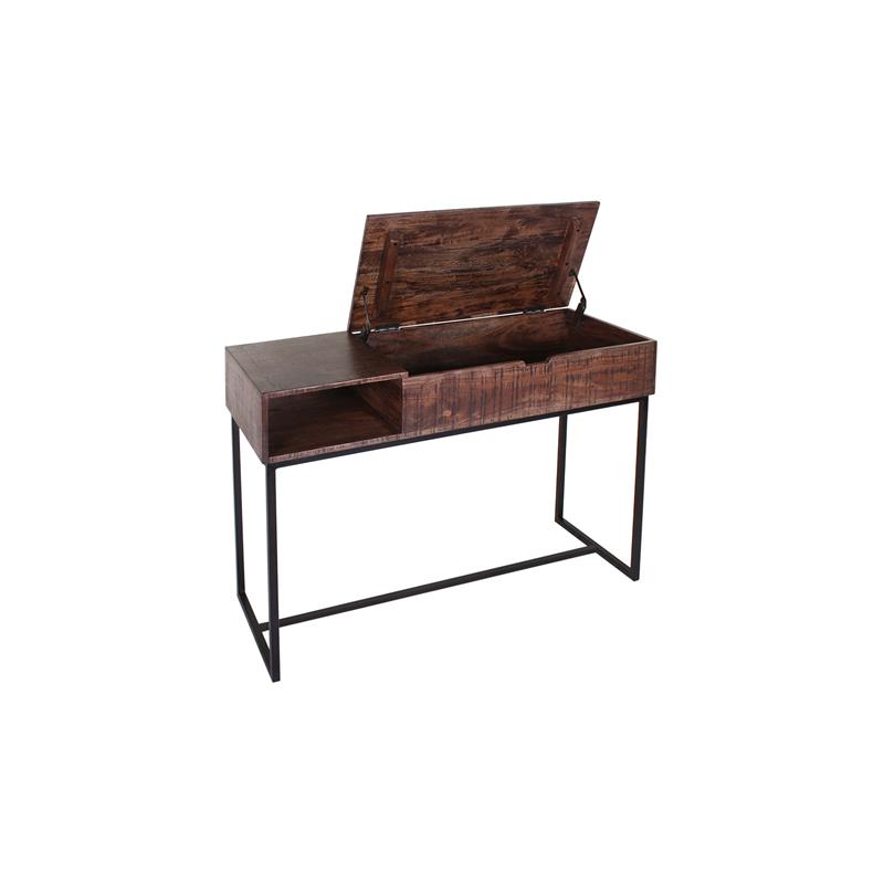 Porter Designs Lakewood Solid Acacia Wood Console Table - Brown