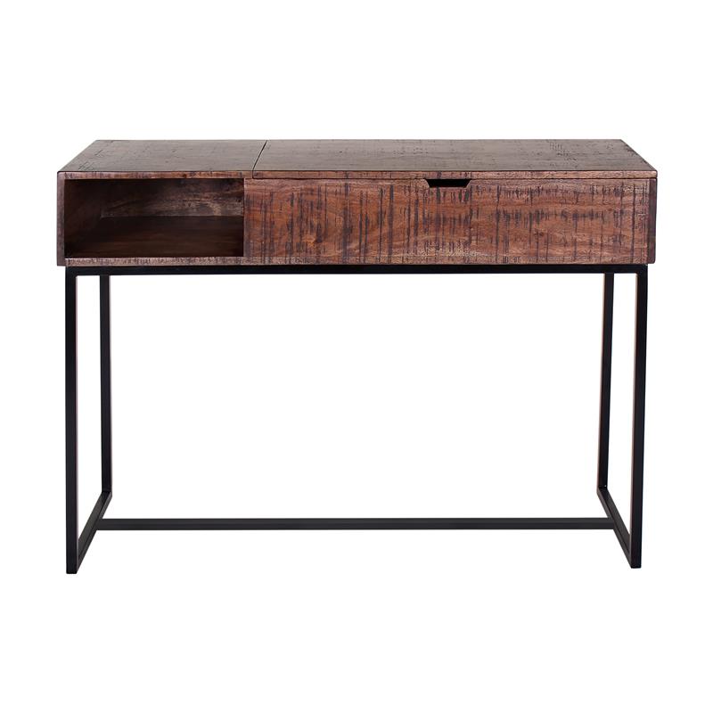 Porter Designs Lakewood Solid Acacia Wood Console Table - Brown