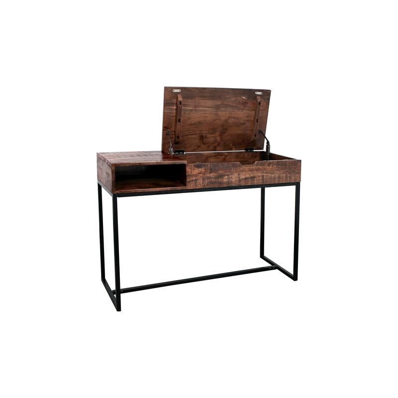 Porter Designs Lakewood Solid Acacia Wood Console Table - Brown