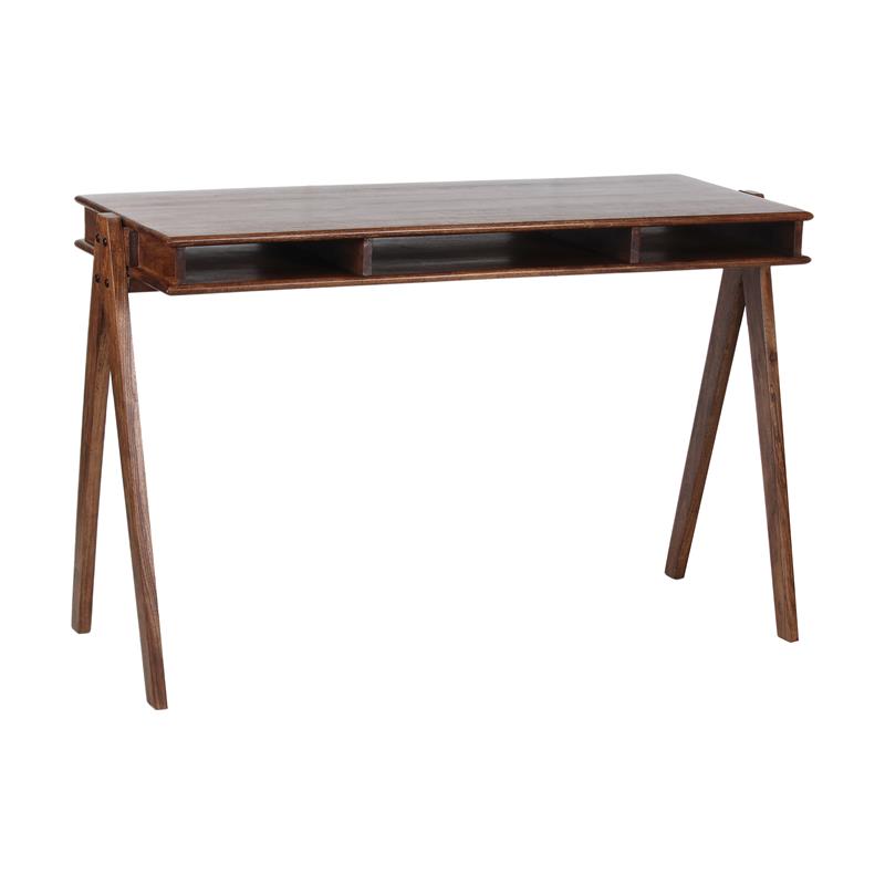 Porter Designs Portola Solid Acacia Wood Desk - Brown