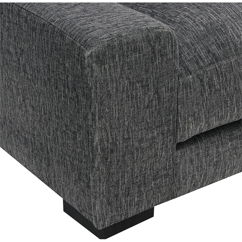 Porter Designs Big Chill Soft Microfiber Sofa Gray 0133C014438