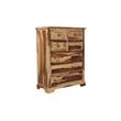 Porter Designs Crossroads Solid Sheesham Wood Chest - Natural