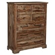 Porter Designs Crossroads Solid Sheesham Wood Chest - Brown