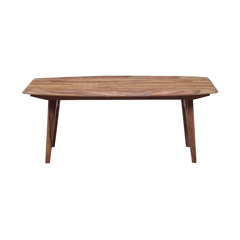 Porter Designs Fusion Solid Sheesham Wood Coffee Table - Natural