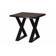 Porter Designs Manzanita Solid Sheesham Wood End Table - Gray