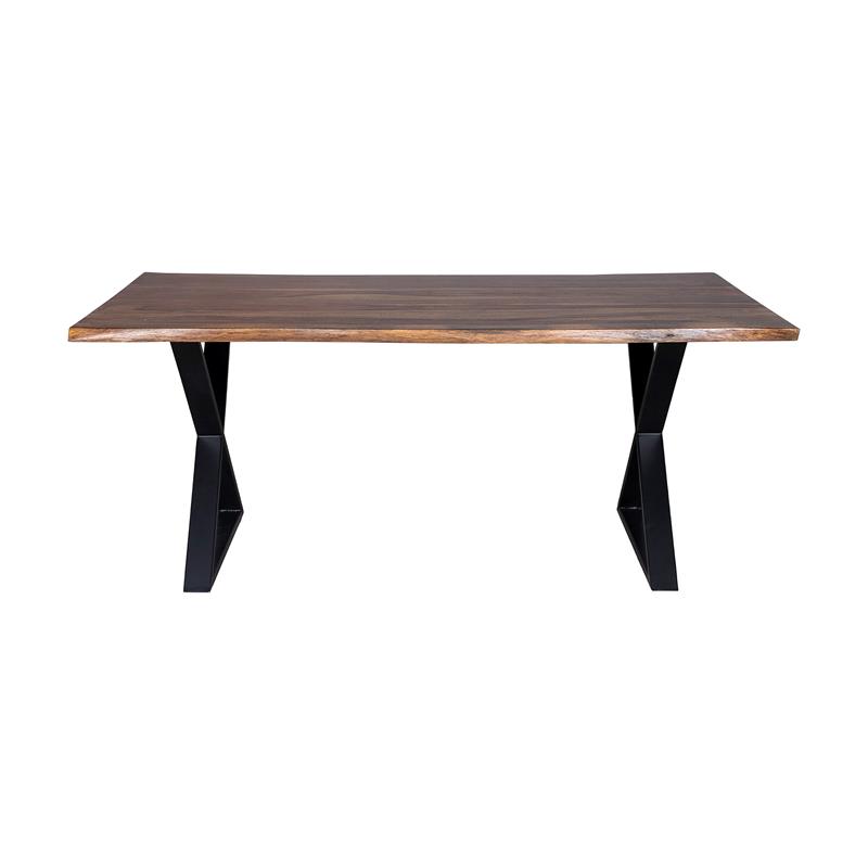 Porter Designs Manzanita Solid Sheesham Wood Dining Table - Brown