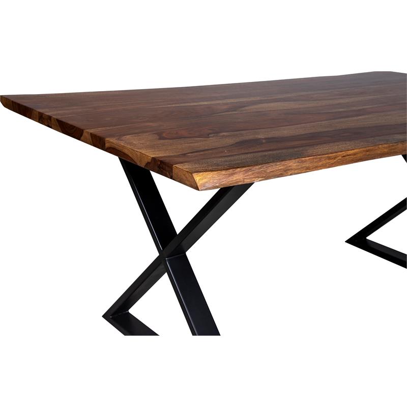 Porter Designs Manzanita Solid Sheesham Wood Dining Table - Brown