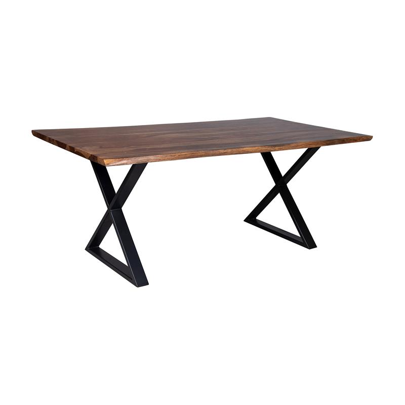 Porter Designs Manzanita Solid Sheesham Wood Dining Table - Brown