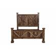 Porter Designs Crossroads Solid Sheesham Wood Queen Bed in Brown