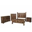 Porter Designs Crossroads Solid Sheesham Wood Queen Bed in Brown