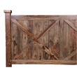 Porter Designs Crossroads Solid Sheesham Wood Queen Bed in Brown