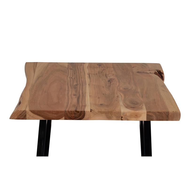 Porter Designs Manzanita Solid Acacia Wood End Table - Natural