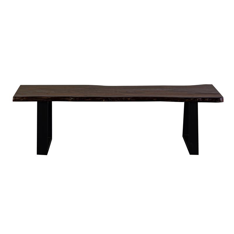 Porter Designs Manzanita Solid Sheesham Wood Dining Bench - Gray