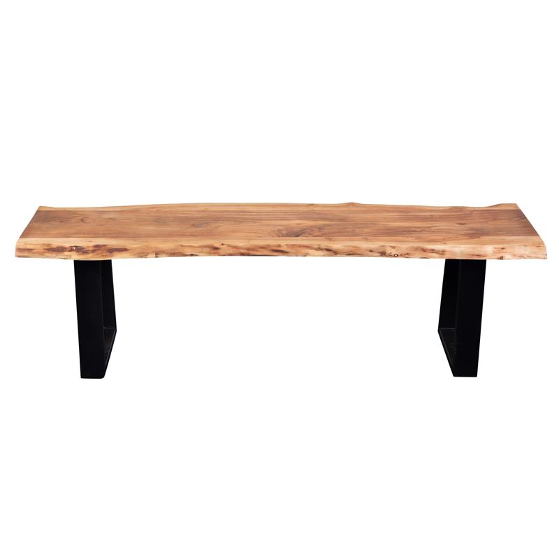 Porter Designs Manzanita Solid Acacia Wood Dining Bench - Natural