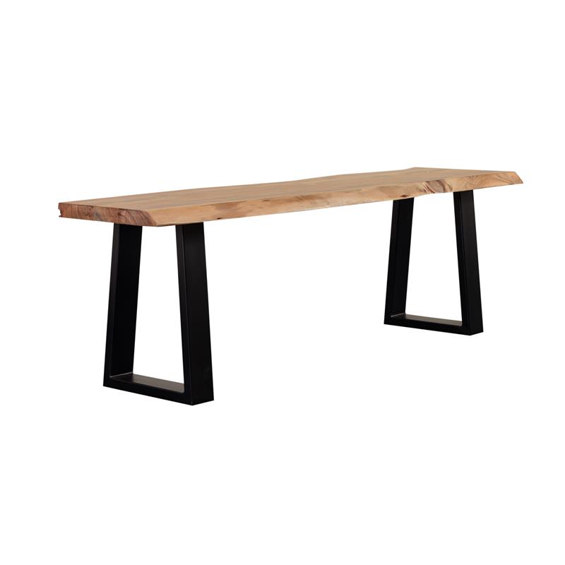 Porter Designs Manzanita Solid Acacia Wood Dining Bench - Natural