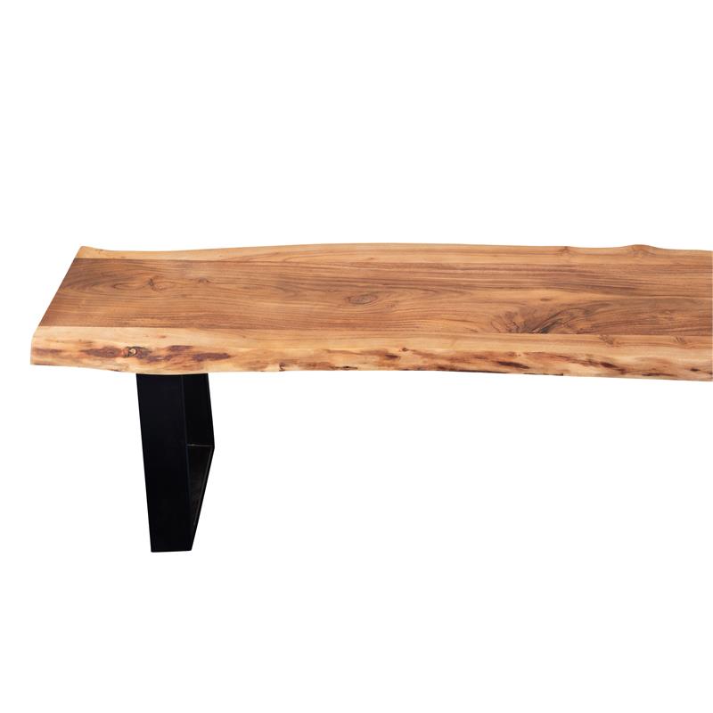 Porter Designs Manzanita Solid Acacia Wood Dining Bench - Natural