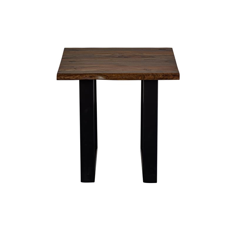 Porter Designs Manzanita Solid Wood End Table - Brown.