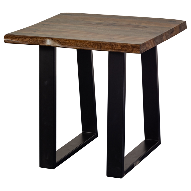 Porter Designs Manzanita Solid Wood End Table - Brown.
