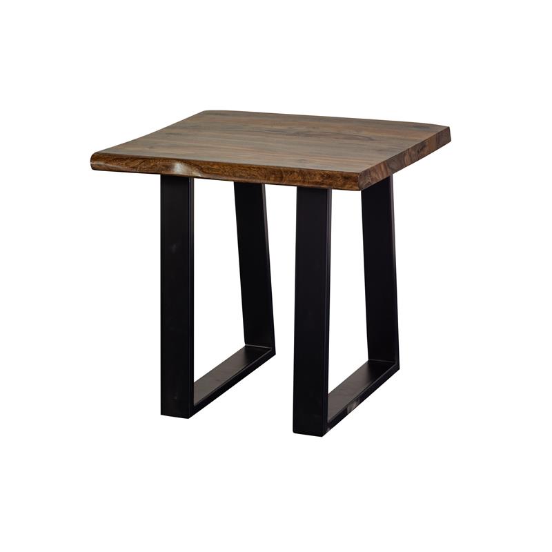 Porter Designs Manzanita Solid Wood End Table - Brown.