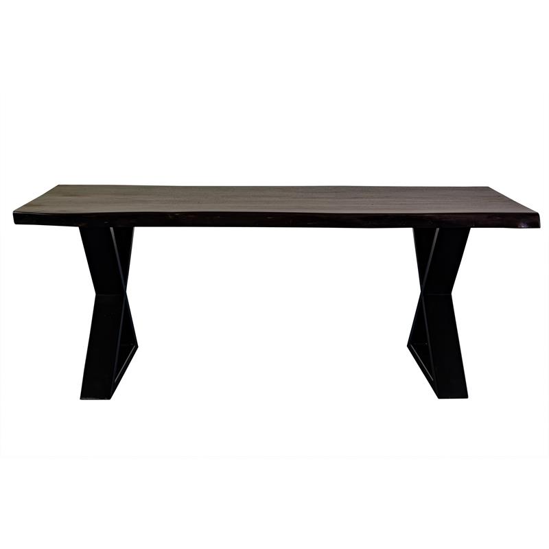 Porter Designs Manzanita Solid Sheesham Wood Coffee Table - Gray