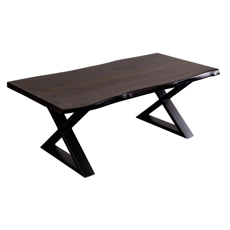 Porter Designs Manzanita Solid Sheesham Wood Coffee Table - Gray