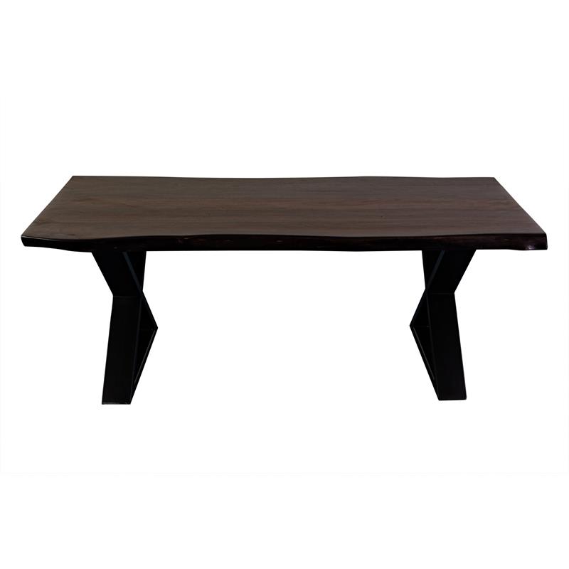 Porter Designs Manzanita Solid Sheesham Wood Coffee Table - Gray