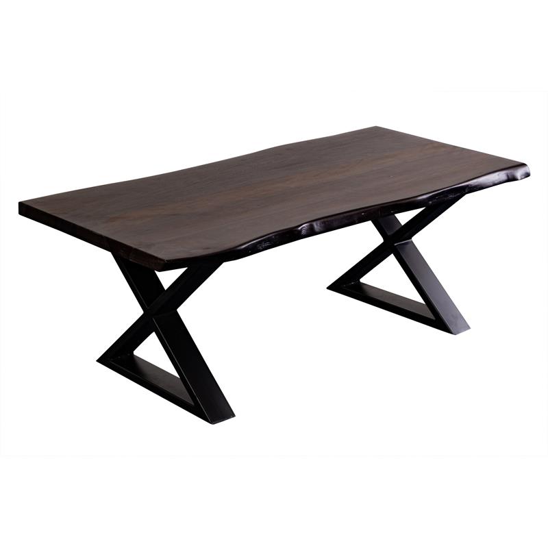 Porter Designs Manzanita Solid Sheesham Wood Coffee Table - Gray