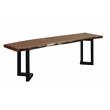 Porter Designs Manzanita Solid Sheesham Wood Dining Bench - Brown