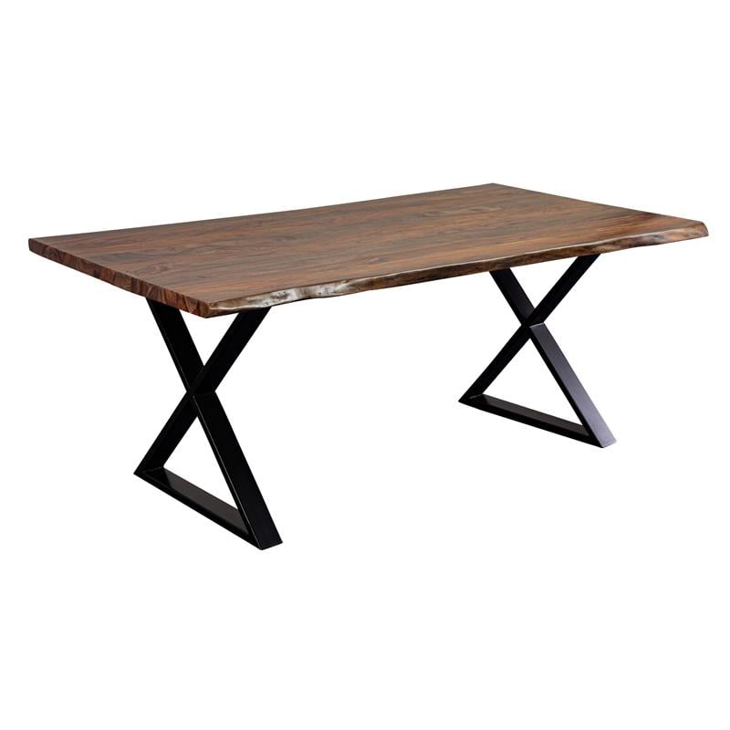Porter Designs Manzanita Solid Sheesham Wood Dining Table - Brown