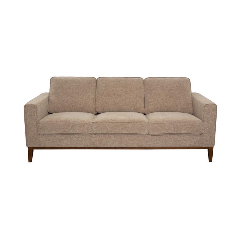 Sitswell Annie Wood Trim Sofa - Cream