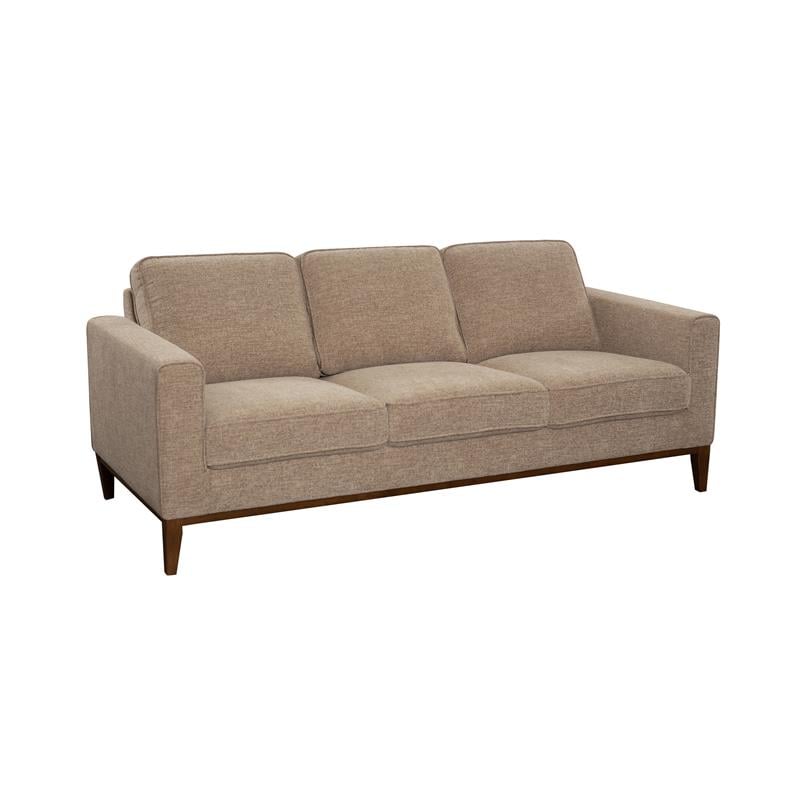 Sitswell Annie Wood Trim Sofa - Cream