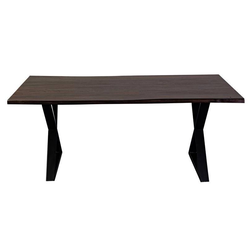 Porter Designs Manzanita Solid Sheesham Wood Dining Table - Gray
