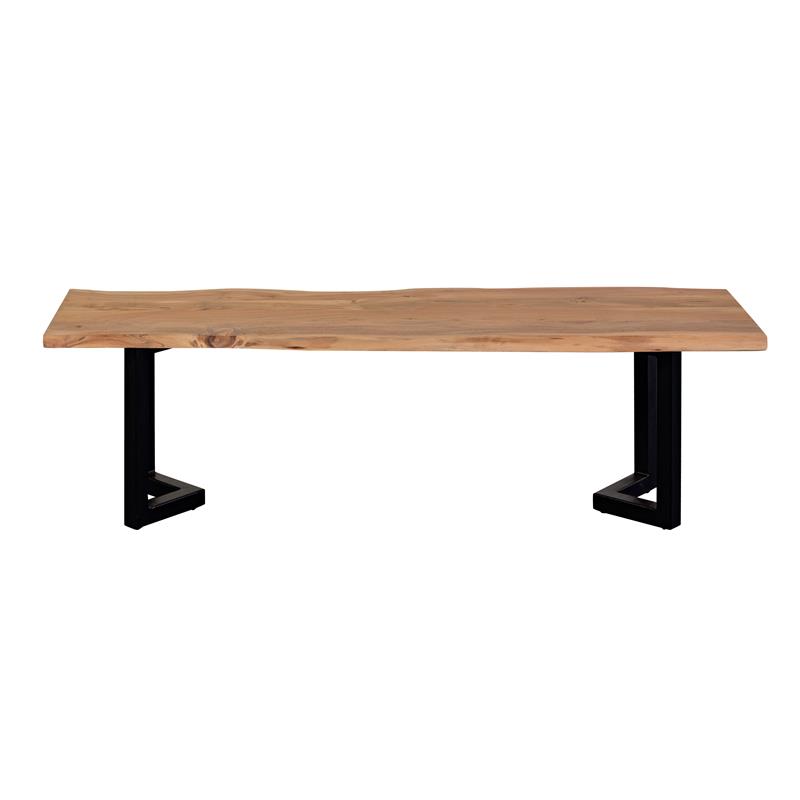 Porter Designs Manzanita Solid Acacia Wood Dining Bench - Natural