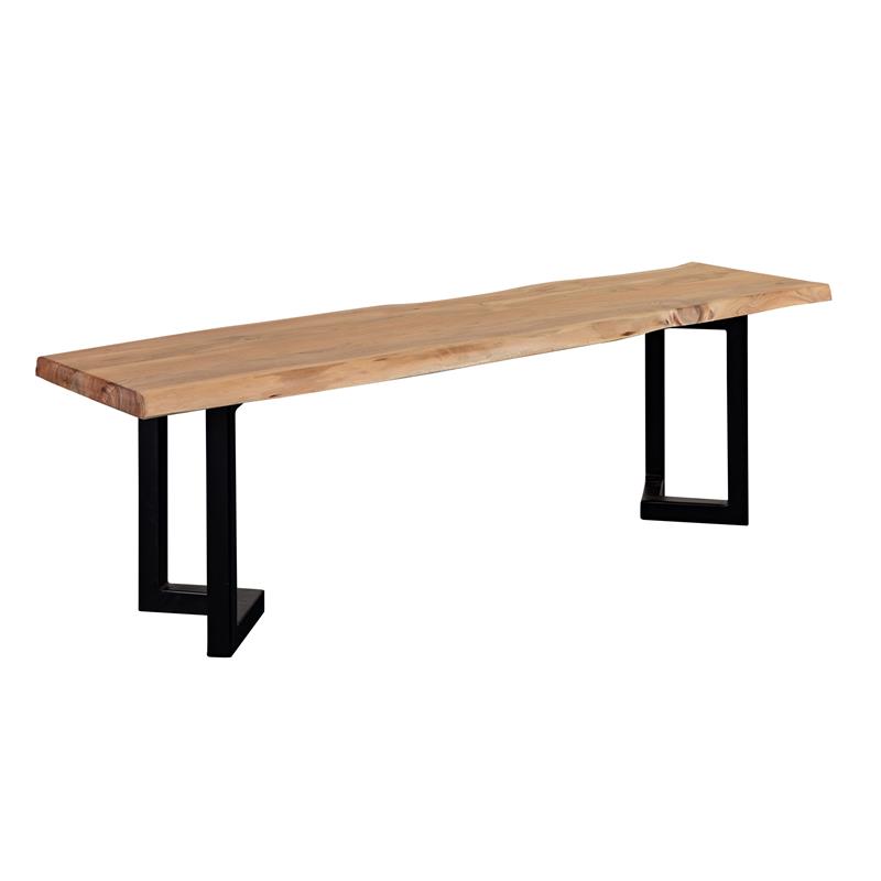 Porter Designs Manzanita Solid Acacia Wood Dining Bench - Natural