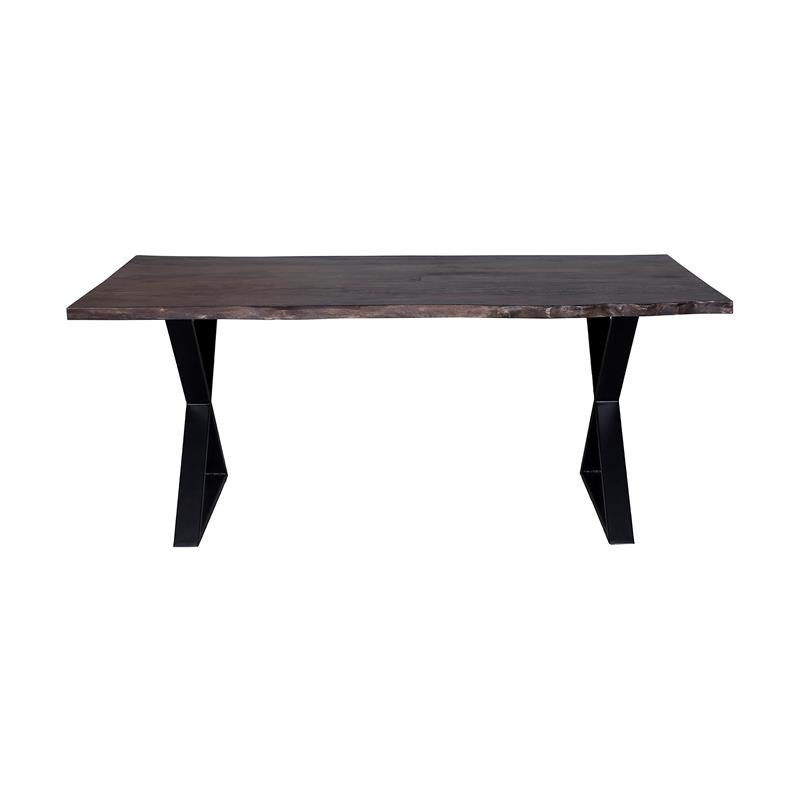 Porter Designs Manzanita Solid Sheesham Wood Dining Table - Gray