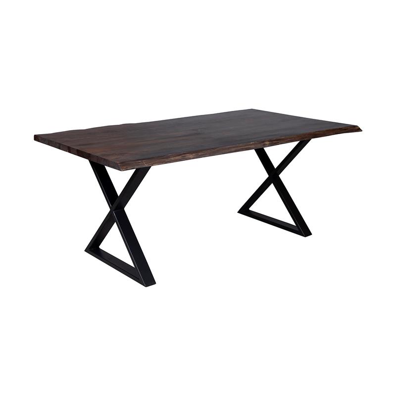 Porter Designs Manzanita Solid Sheesham Wood Dining Table - Gray