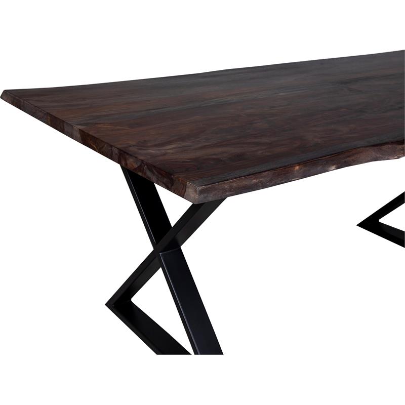 Porter Designs Manzanita Solid Sheesham Wood Dining Table - Gray